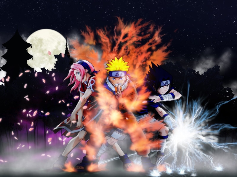 anime, shippuden, uchiha, art, Uchiha Sasuke, Haruno Sakura, uzumaki, 720P, naruto, haruno, sakura, chidori, hd, sasuke