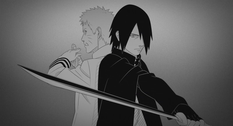 Naruto Uzumaki, Boruto, Sasuke Uchiha, Anime, 1080P