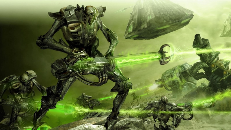 1080P, dreadnaut, monolith, battle, Ultramarines, Warhammer 40k, Necrons