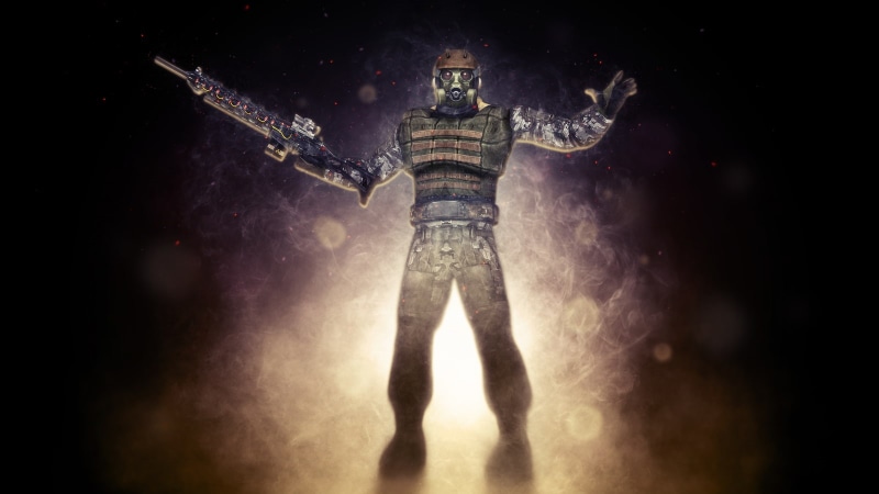 soldier, Monolith, video games, S.T.A.L.K.E.R., digital art, weapon, S.T.A.L.K.E.R.: Call of Pripyat, 720P