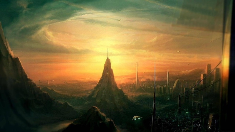 cloud - sky, beauty in nature, architecture, science fiction, place of worship, building exterior, built structure, environment, monolith, no people