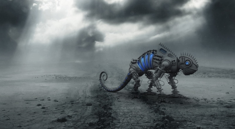digital art, artwork, robot, 720P, 3D, science fiction
