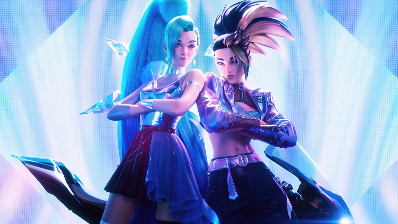 Seraphine (League of Legends), Seraphine, League of Legends, 4K, kda, Akali, Akali(League of Legends)