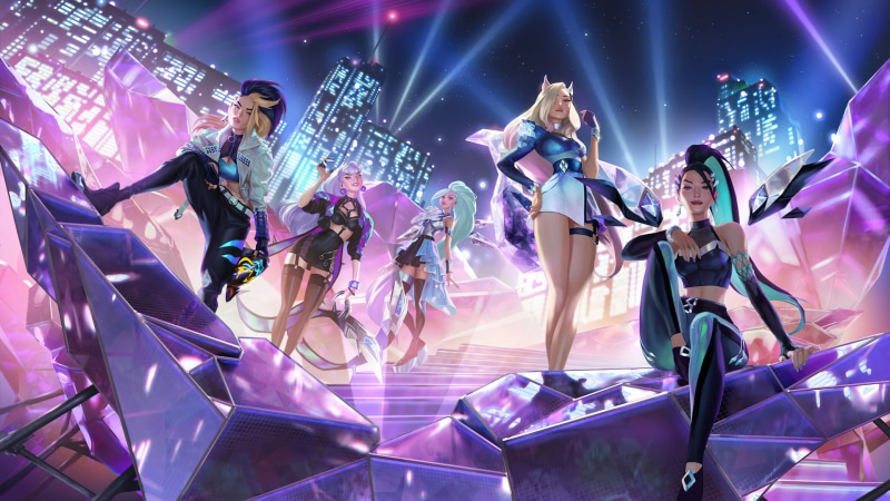 Seraphine, 1080P, Evelynn (League of Legends), Ahri, Evelynn, League of Legends, Riot Games, Ahri (League of Legends), kda, Seraphine (League of Legends