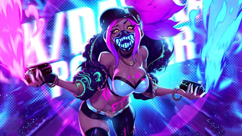Video Game, League Of Legends, 1080P, Akali (League Of Legends)