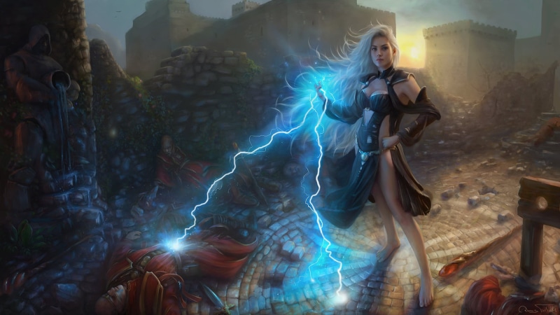 Sorceress, Mage, Fantasy, Woman, 1080P