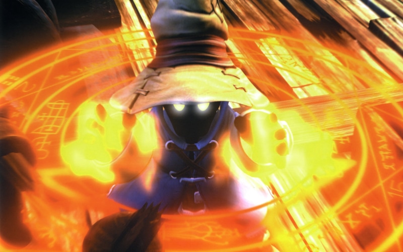 fantasy, art, ix, video, Mage, final, 2K, games, vivi, x, hd, Final Fantasy, black