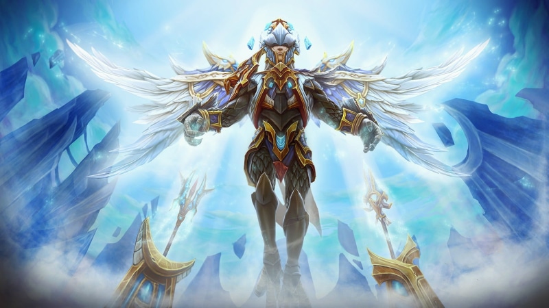 female likeness, day, spirituality, art and craft, Skywrath Mage, craft, angel, no people, Valve, monster, Dota, fantasy art, creativity, belief, wings