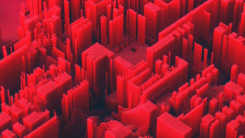 1080P, 3D, render, red, abstract, digital art