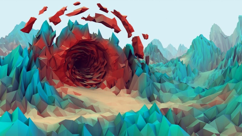 polygon, 3d, low poly, trend, graphics, 1080P, style