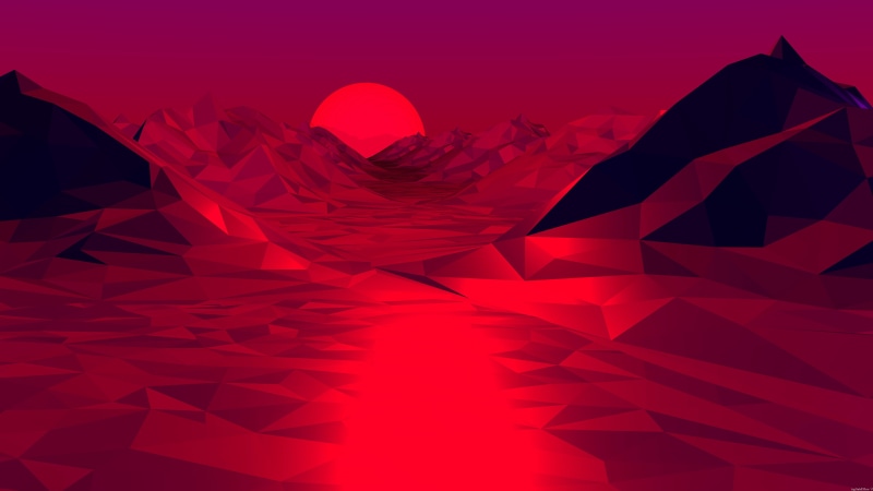 emotion, shape, studio shot, polygon art, dark, beauty in nature, 4K, shadow, sunrise, valentines day - holiday, abstract, nature, geometric shape, motion