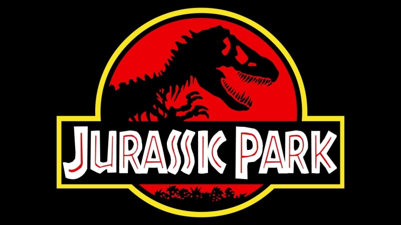 yellow, nature, red, eating, black background, sign, illuminated, indoors, movies, western script, no people, neon, park, communication, dinosaurs, 90s