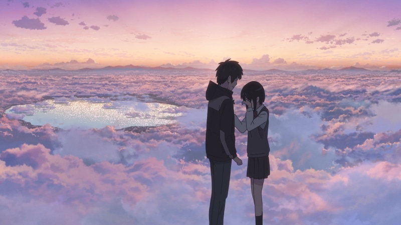 beauty in nature, outdoors, men, love, emotion, people, Kimi no Na Wa, sky, character, women, covering, scenics - nature, positive emotion, man