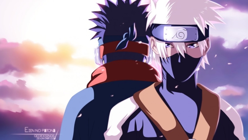 kakashi, Anime, Naruto, obito, Obito Uchiha, 720P, uchiha, hatake, Kakashi Hatake