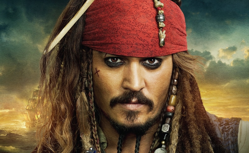 johnny depp as captain jack sparrow, young men, on stranger tides, serious, johnny depp, real people, young adult, Movies, contemplation, jack sparrow