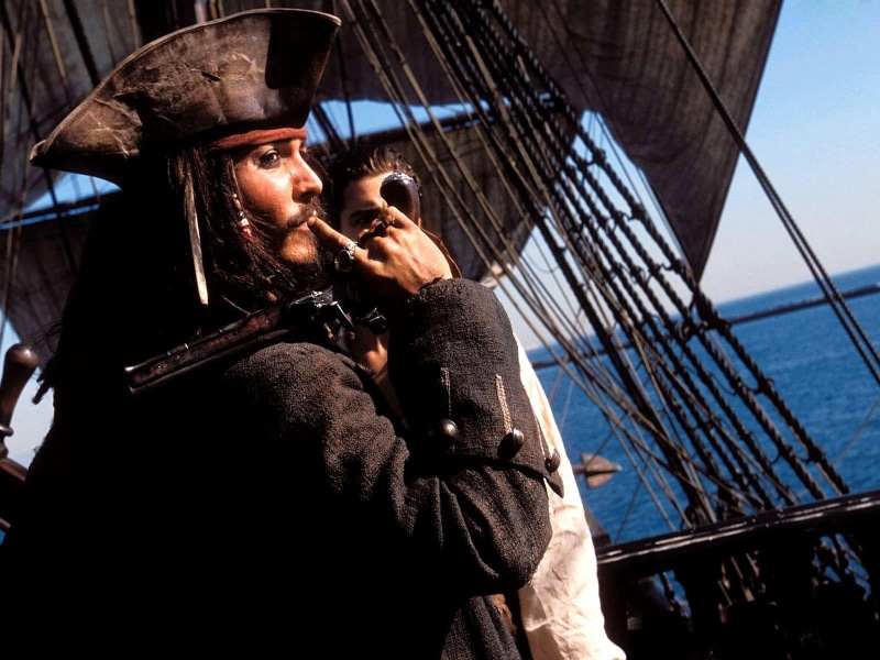real people, sparrow, Johnny Depp, nature, sailing Ship, people, males, Jack Sparrow, clothing, lifestyles, hat, color Image, one Person, transportation