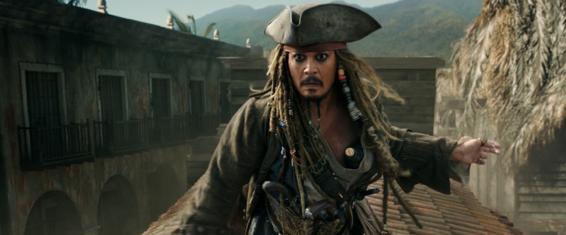 Jack Sparrow, 4K, Johnny Depp, Pirates Of The Caribbean: Dead Men Tell No Tales, Movie