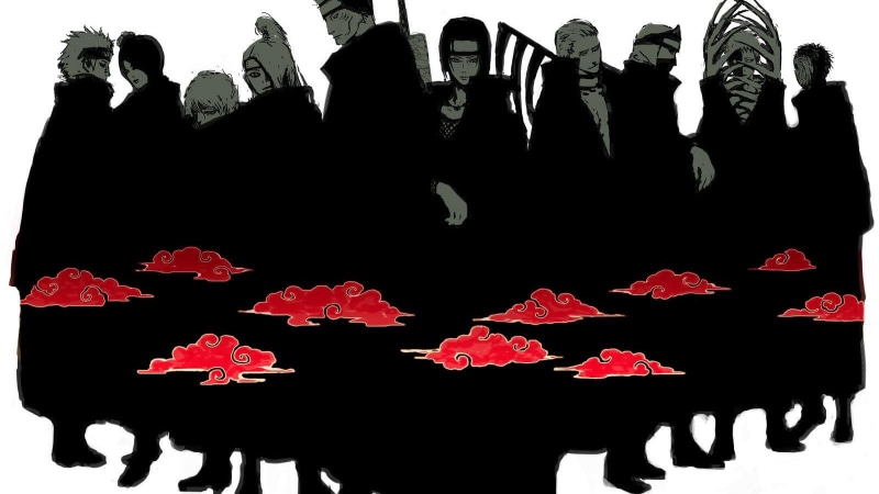 art and craft, real people, Obito Uchiha, Naruto, Sasori (Naruto), Anime, large group of people, Deidara (Naruto), characters, women, Konan (Naruto),