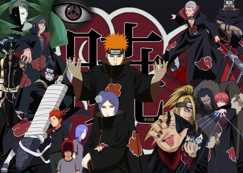 men, crowd, real people, Kisame Hoshigaki, illustration, disguise, group of people, music, women, arts culture and entertainment, Anime, leisure activity