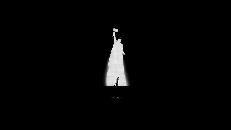 thor, cartoon/comic, hd, marvel, 1080P, black, hammer, mjolnir, bw