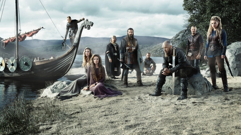 Rollo Lothbrok, real people, warrior, vertebrate, males, vacations, summer, leisure Activity, lifestyles, nautical vessel, sea, togetherness, Lagertha Lothbrok