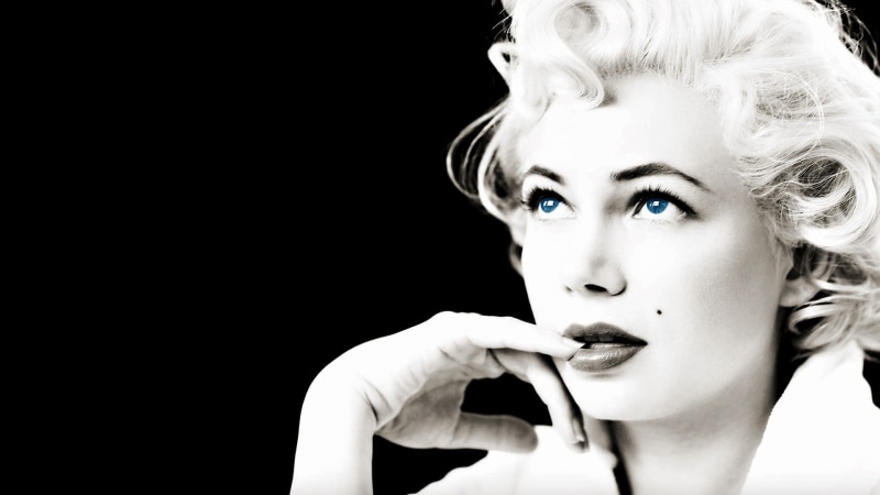 human face, finger on lips, make-up, young adult, hairstyle, temptation, portrait, Marilyn Monroe, front view, beautiful woman, women, beautiful people