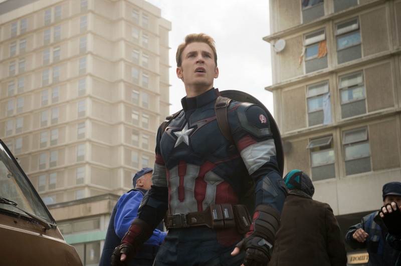 suit, leisure activity, casual clothing, men, young adult, city, america, lifestyles, Captain America, real people, built structure, office building exterior