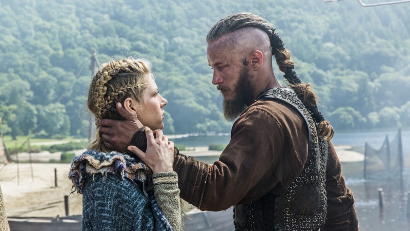 Lagertha Lothbrok, movie scenes, 1080P, Vikings, Travis Fimmel, Katheryn Winnick, Ragnar Lodbrok