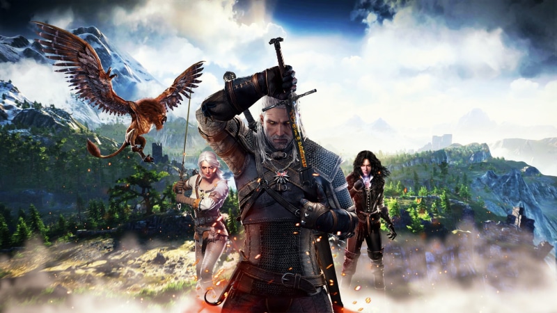 standing, three quarter length, two people, mask, game, males, war, fantasy, women, aggression, barbarian, young men, outdoors, warrior, witcher