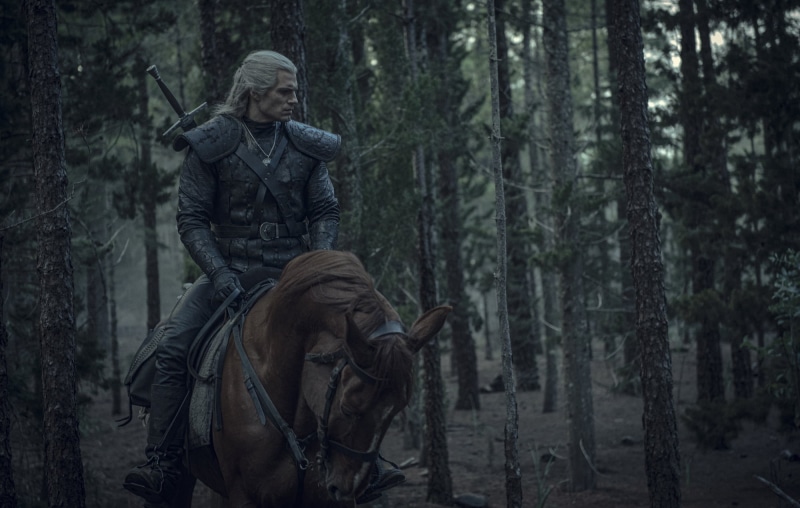 The Witcher, actor, horse, 1080P, men, Geralt of Rivia, Netflix TV Series, Netflix, Henry Cavill