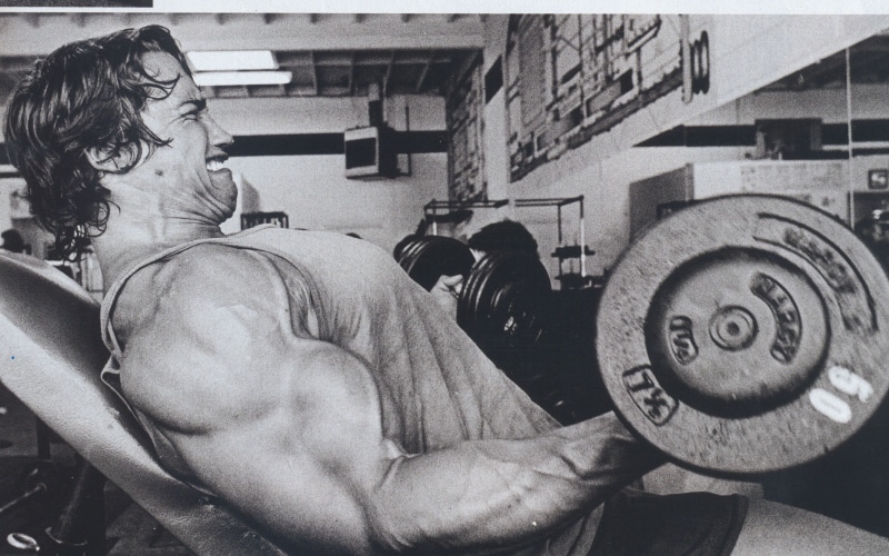leisure activity, Bodybuilder, one person, men, home interior, muscles, exercise, lifestyles, arnold, 4K, young adult, adult, Arnold Schwarzenegger, barbell