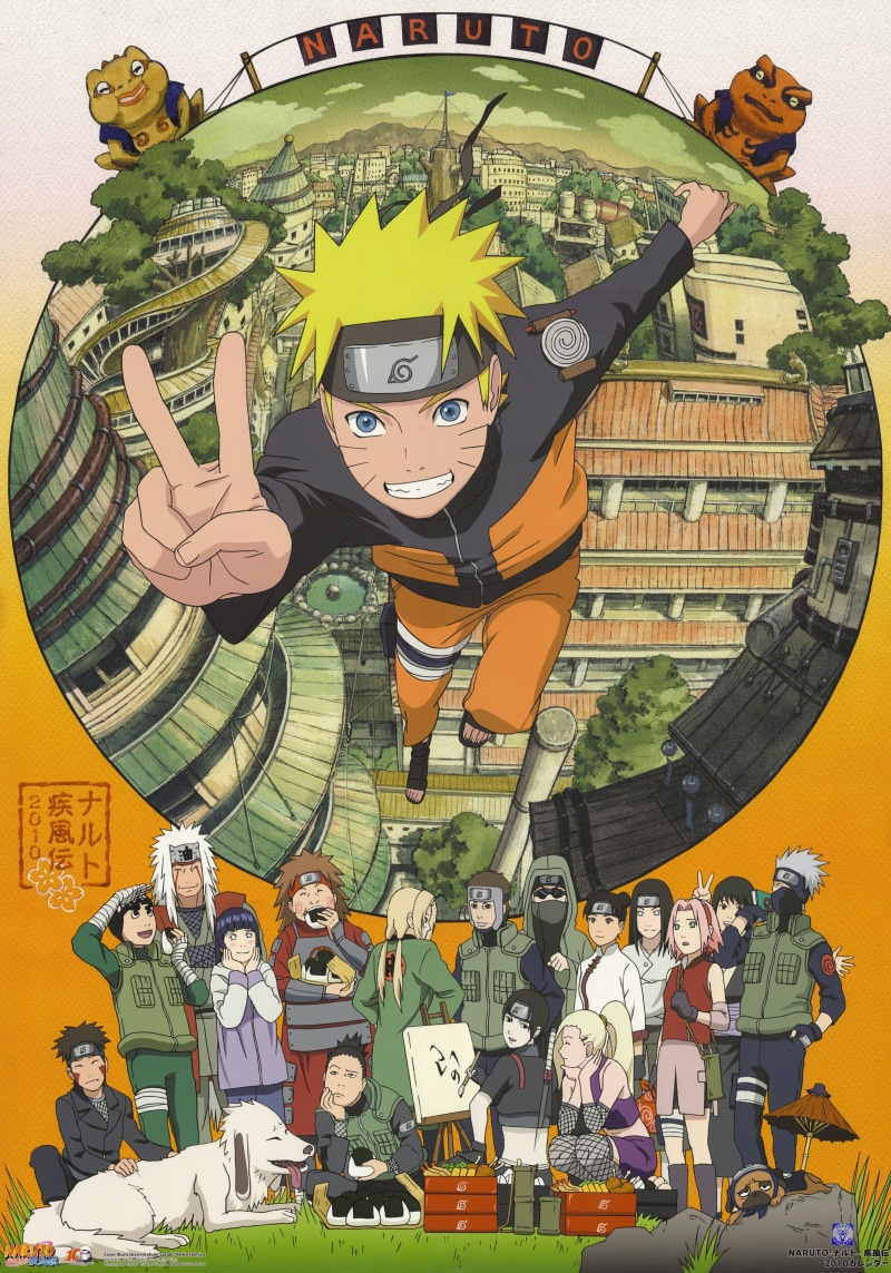 Hatake Kakashi, Haruno Sakura, building exterior, Jiraiya, Akimichi Chôji, Uzumaki Naruto, architecture, art and craft, Hyuuga Hinata, Yamanaka Ino, Tenten