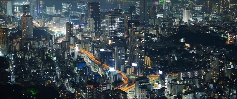 5K, residential district, buildings, crowded, architecture, city, financial district, aerial, city life, road, street, office building exterior, city lights