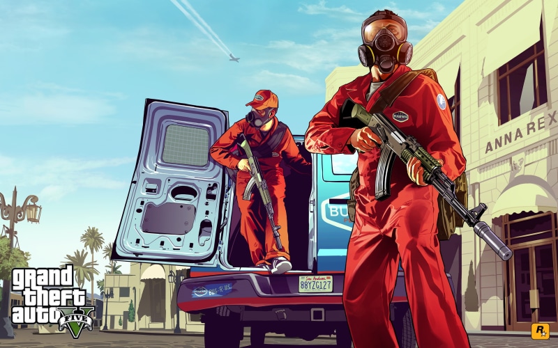Rockstar Games, GTA, GTA 5, Rockstar North, 2K, art, Grand Theft Auto V