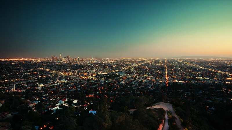 urban Skyline, photography, street, night, downtown District, Los Angeles, city, scenics, crowd, illuminated, aerial View, architecture, city Life, travel Destinations