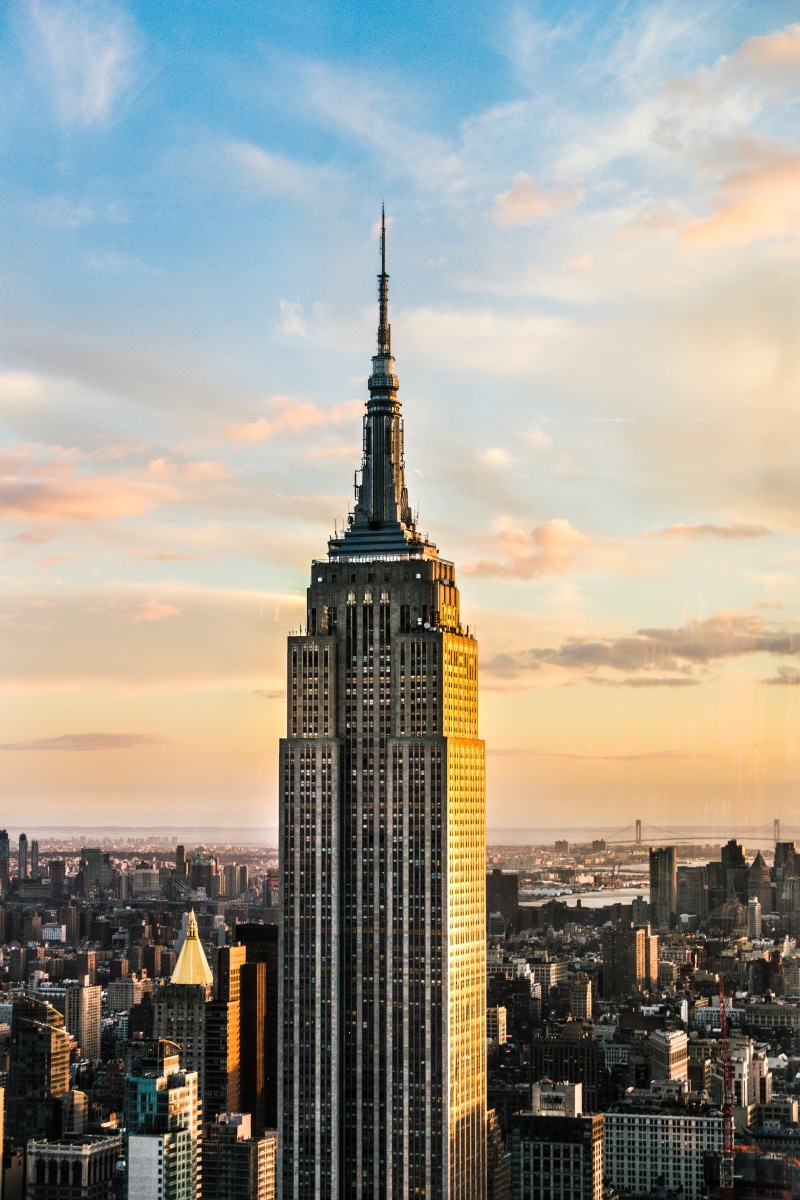 sunset, city scape, orange color, new york city, cityscape, travel destinations, new york, nature, office building exterior, explore, outdoors, romantic sky