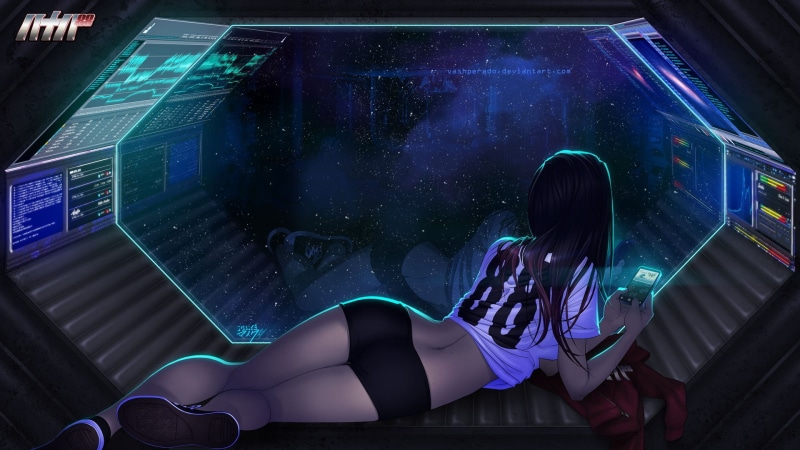 vashperado, 1080P, anime girls, girl, anime, 88 girl, cyberpunk, girls, futuristic