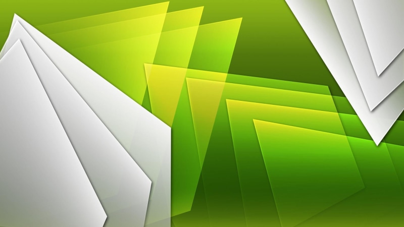 indoors, backdrop, abstraction, graphic, triangle, futuristic, artistic, three dimensional, element, digital, shiny, color gradient, design, green color