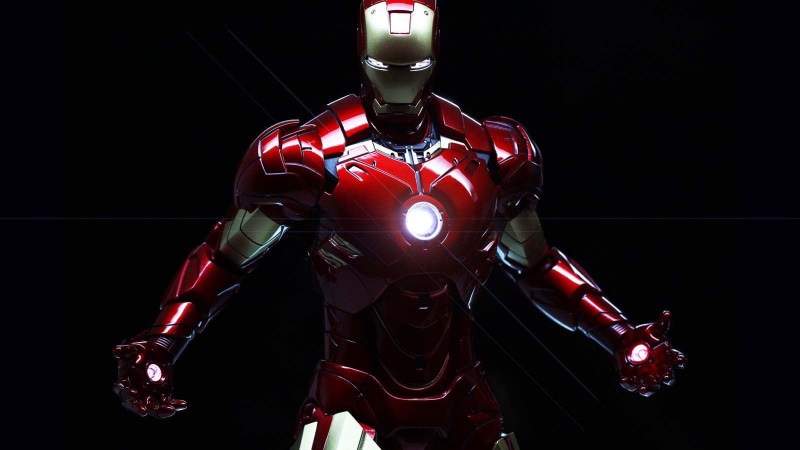 helmet, red, robot, man, sportsman, front view, art, 720P, technology, three quarter length, standing, holding, futuristic, one person, strength, studio shot