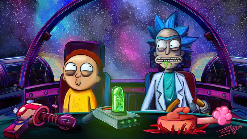 TV Show, Morty Smith, Rick and Morty, 1080P, Rick Sanchez