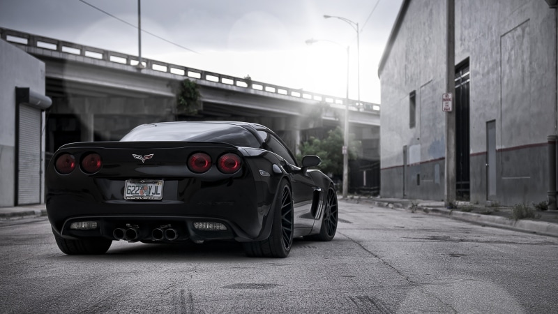 building, 4K, building exterior, architecture, rim, sky, city, car, chevrolet corvette zr1, mode of transportation, supercar, built structure, chevrolet