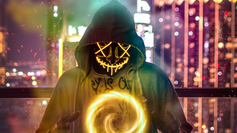 Artistic, Neon, 2K, Mask