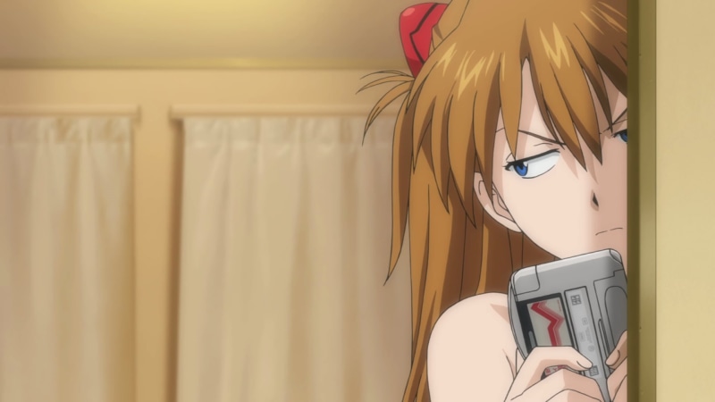 curtain, 1080P, connection, close-up, listening, technology, character, selective focus, one person, headphones, lifestyles, indoors, anime, Asuka Langley Soryu
