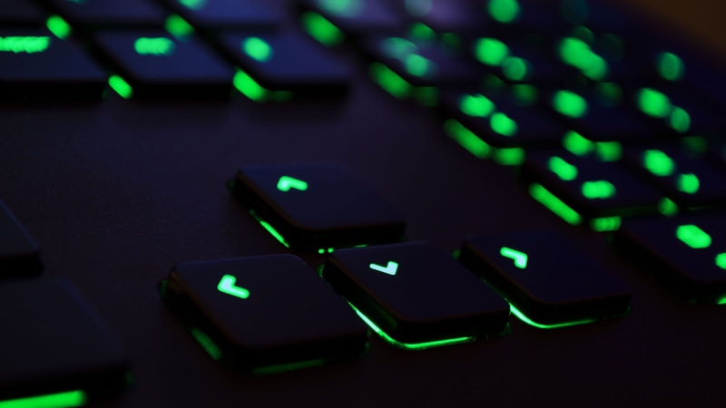 computer Key, communication, pC, laptop, green, internet, illuminated, keyboard, equipment, wireless technology, computer network, 4K, no people, computer crime