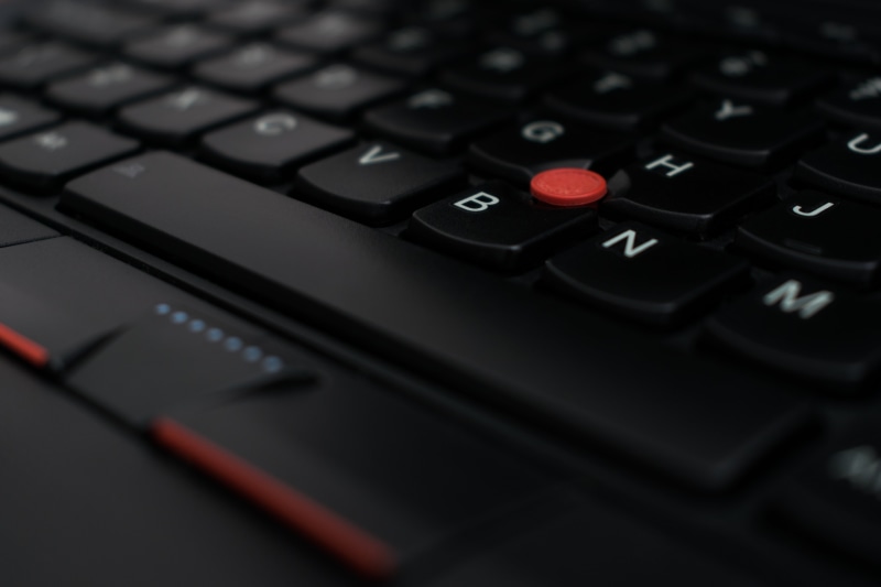 computer equipment, computer keyboard, digital, plastic, keypad, modern, island, technology, red dot, office, key, laptop, electronics industry, push button
