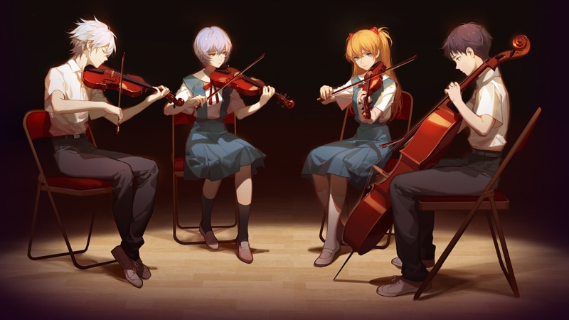 Neon Genesis Evangelion, Kaworu Nagisa, 1080P, Asuka Langley Sohryu, Anime, Rei Ayanami, Shinji Ikari, Evangelion