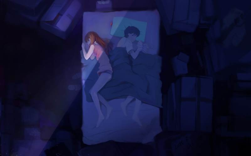 1080P, Ikari Shinji, Neon Genesis Evangelion, Asuka Langley Soryu