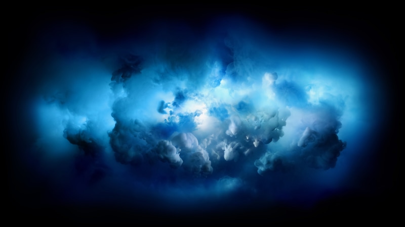 5K, iMac Pro, 5K, Blue, Clouds, Stock