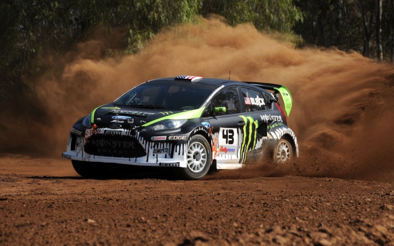 transportation, mode of transportation, rally cars, fiesta, ford, land vehicle, 2K, sports car, car, sport, race cars, motion, speed, land, Ken Block
