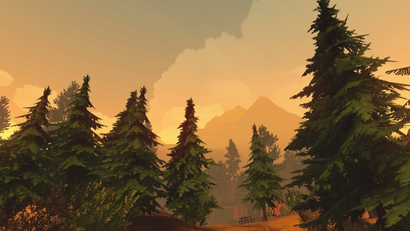 mountain, mountain peak, scenics - nature, growth, pine, idyllic, landscape, range, sunset, 1080P, sky, mountain range, vector, tranquil scene, green color